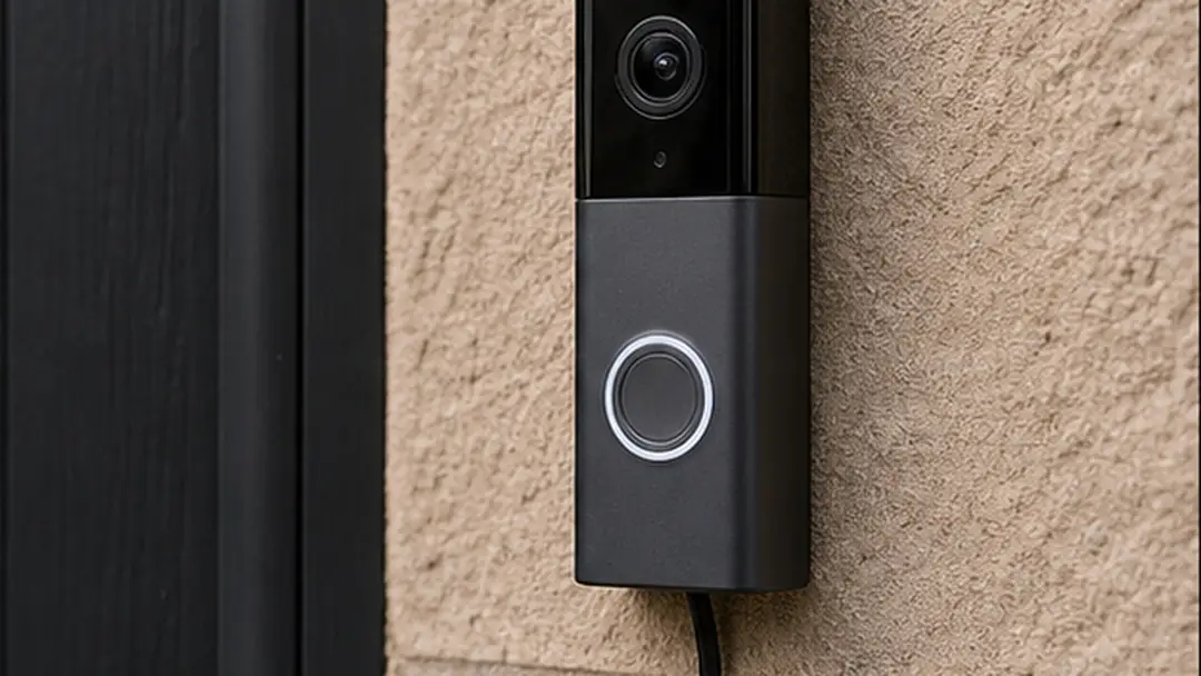 Illustrative video doorbell installation work in Arbroath